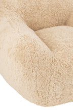 J-Line Bankschaap Polyester Creme Small
