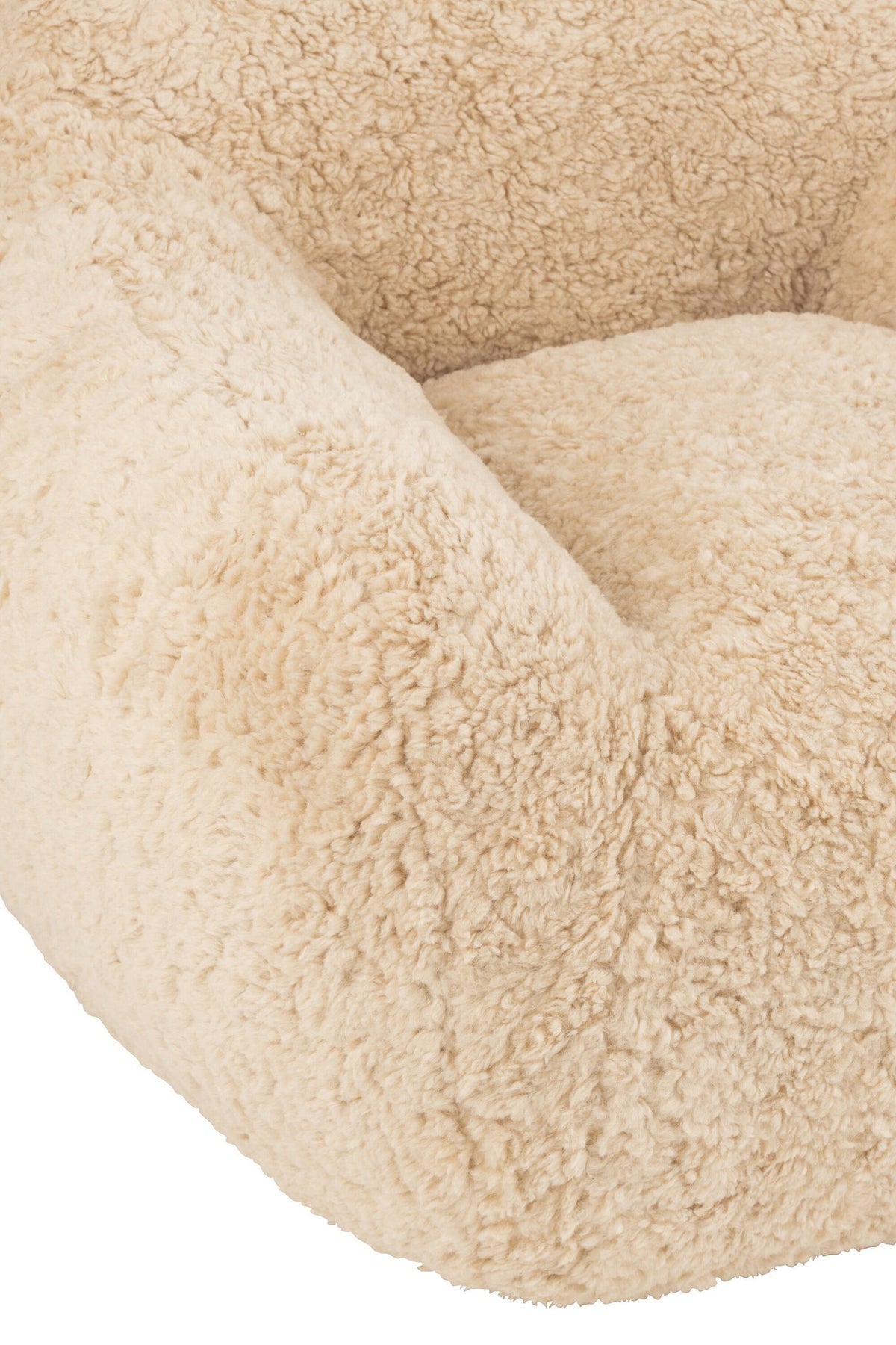J-Line Bankschaap Polyester Creme Small