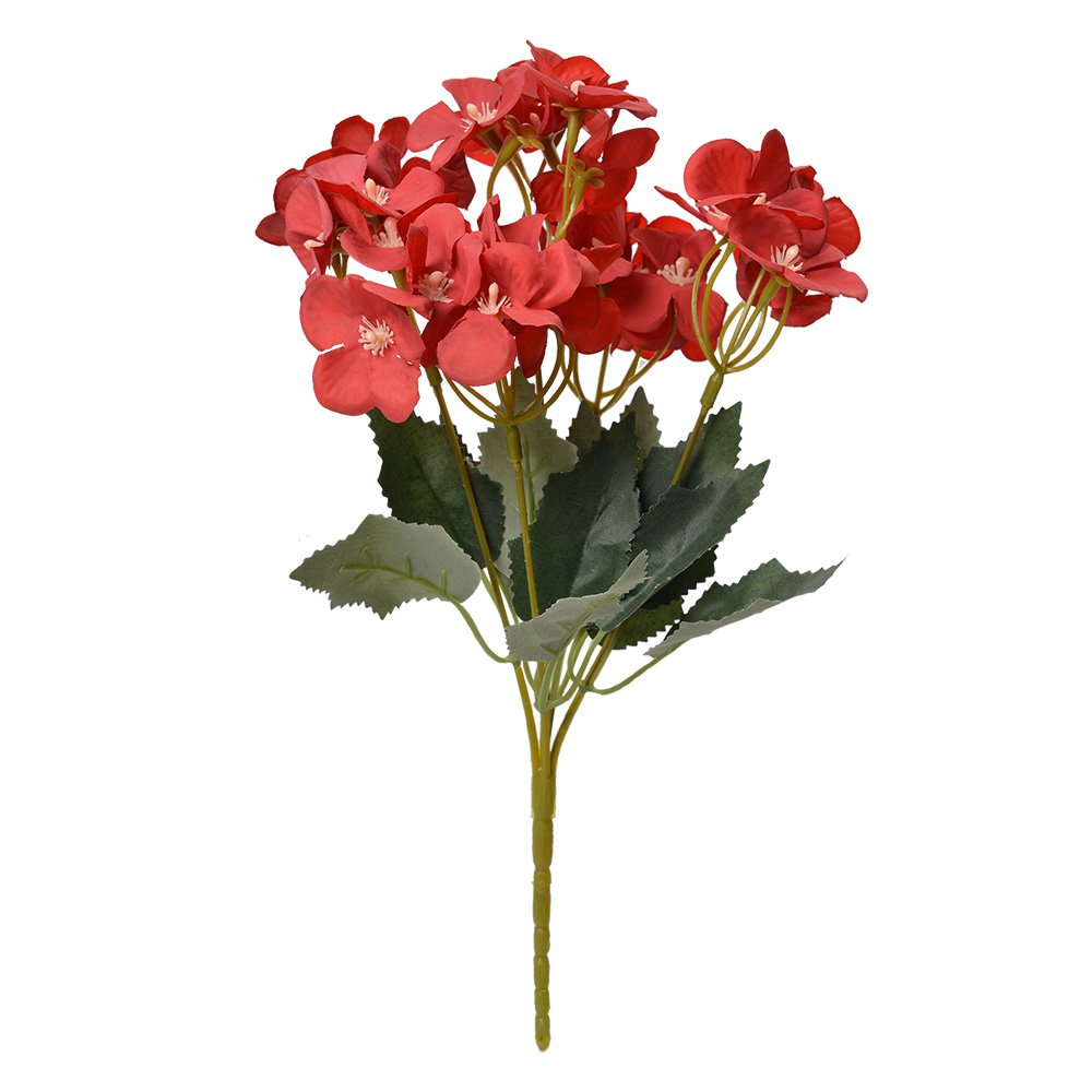 Kunstbloem 30 cm Rood Kunststof