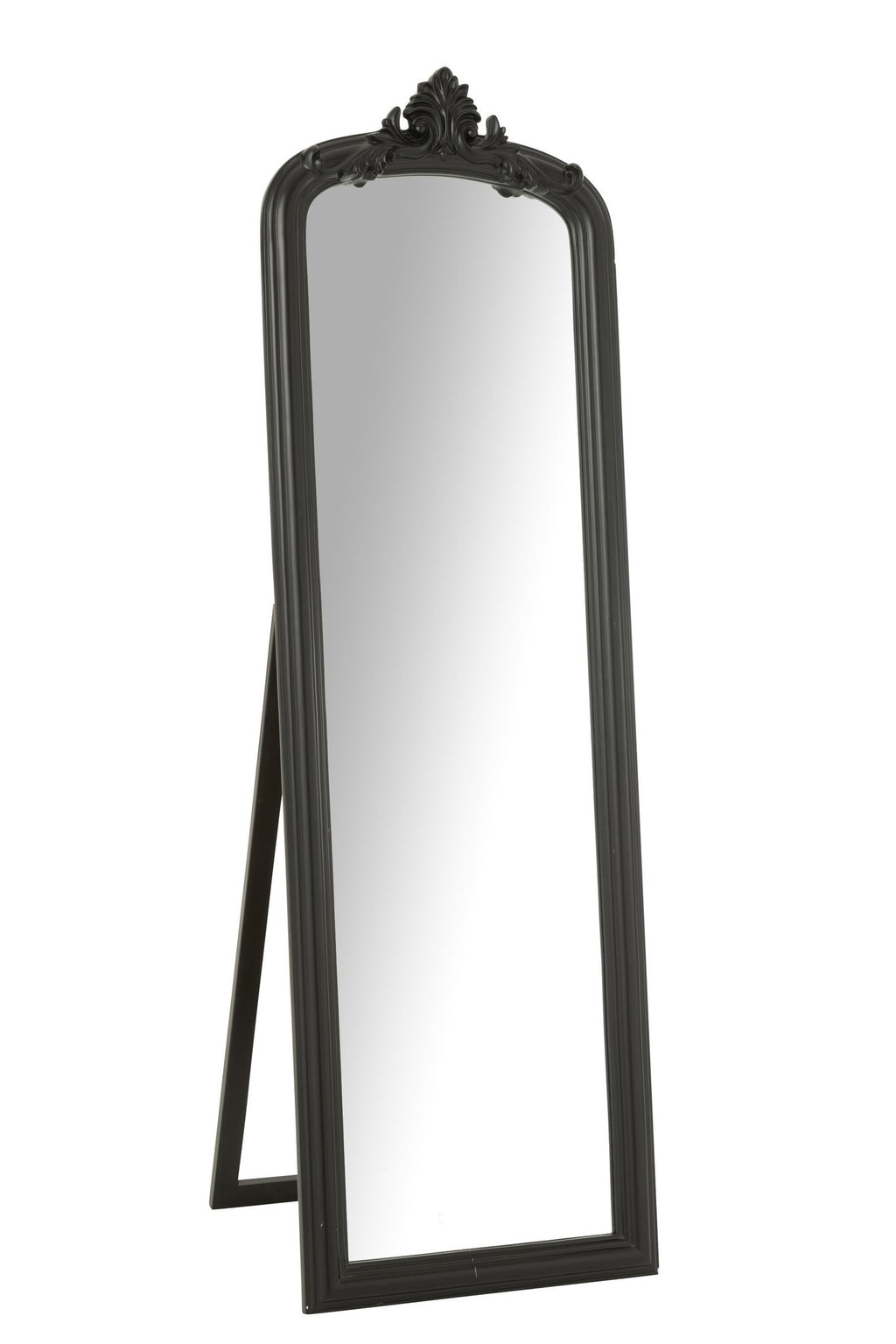 J-Line spiegel Emi - hout - zwart