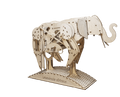 Mr. Playwood, 3D Houten Puzzel, Olifant/ Elephant, 10004, 50x27x35cm.