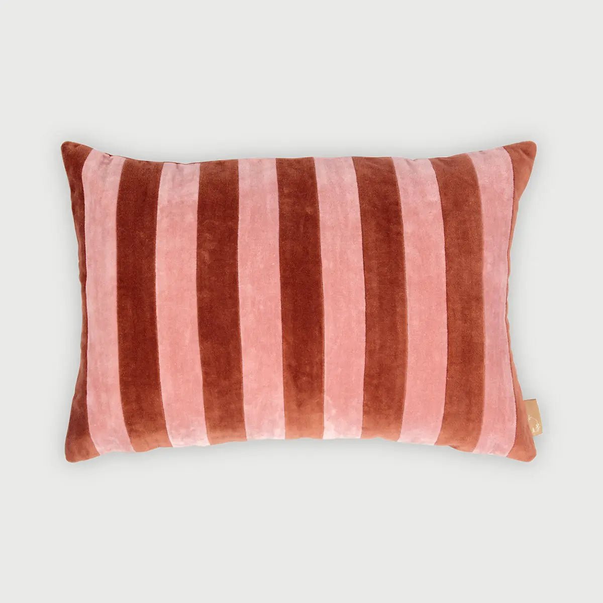 Kussenhoes | Holly Rhubarb gestreepte langwerpige kussenhoes van Sanctuary Living