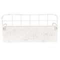 Wandrek 38x14x20 cm Beige IJzer Muurrek