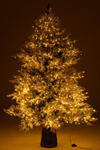 J-Line kerstboom + sneeuw 3000 LED - kunststof - wit