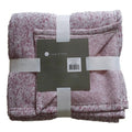 Melange plaid bordeaux 130x170cm
