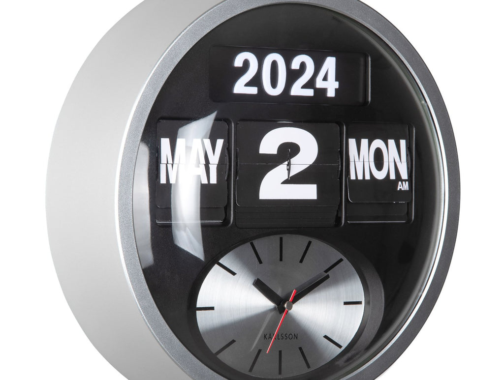 Wandklok Ronde Flip