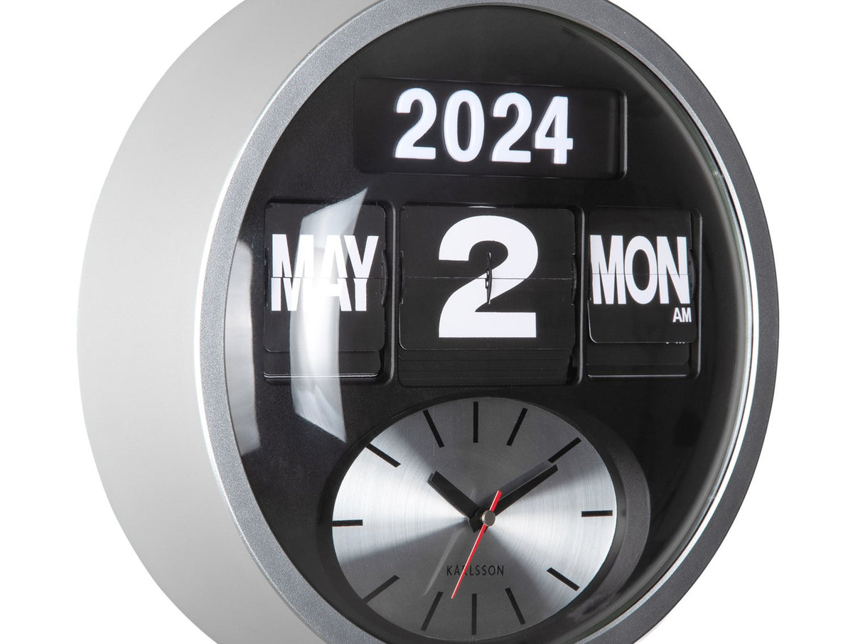 Wandklok Ronde Flip