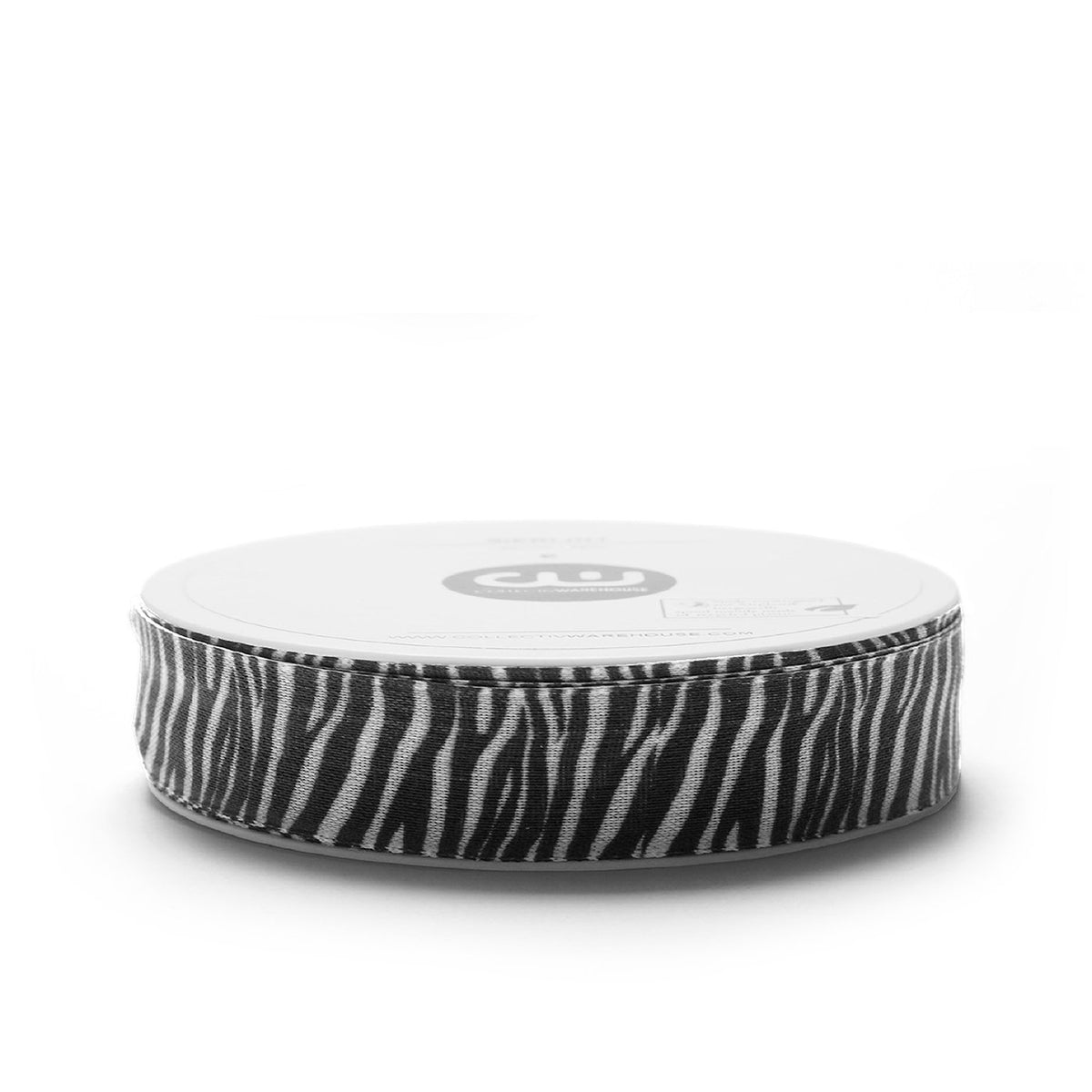 Sierlint – 25mm – 20m – zebra zwart/wit