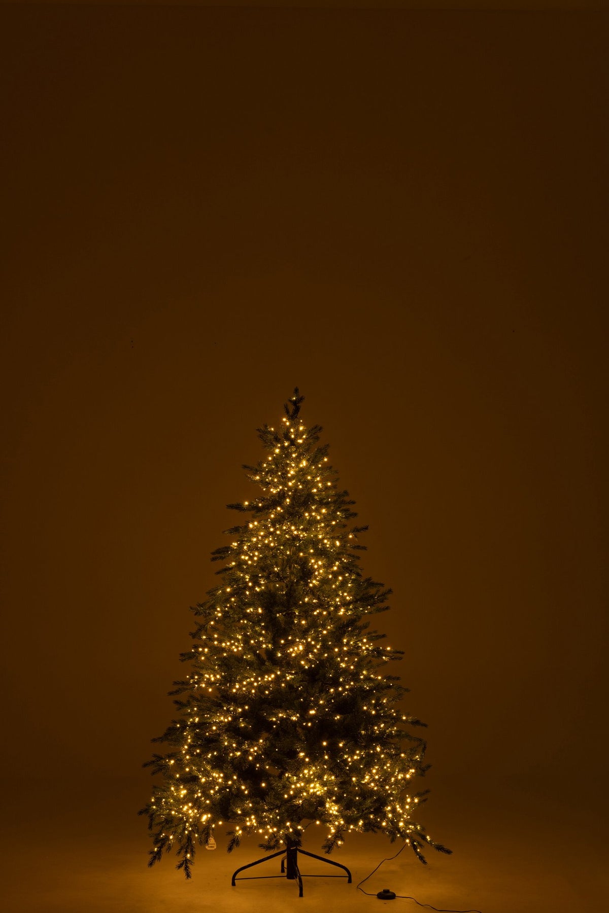 J-Line kerstboom 1600 Led - kunststof - groen - M
