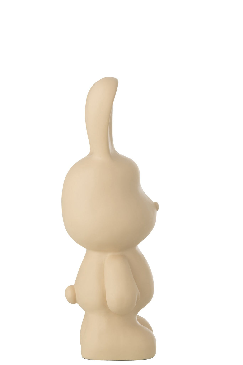 J-Line decoratie Konijn Eddy - polyresin - beige - M