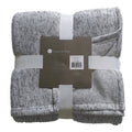 Melange plaid grijs 130x170cm