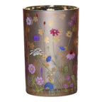 Theelichthouder wilde bloemen hommel large 18cm
