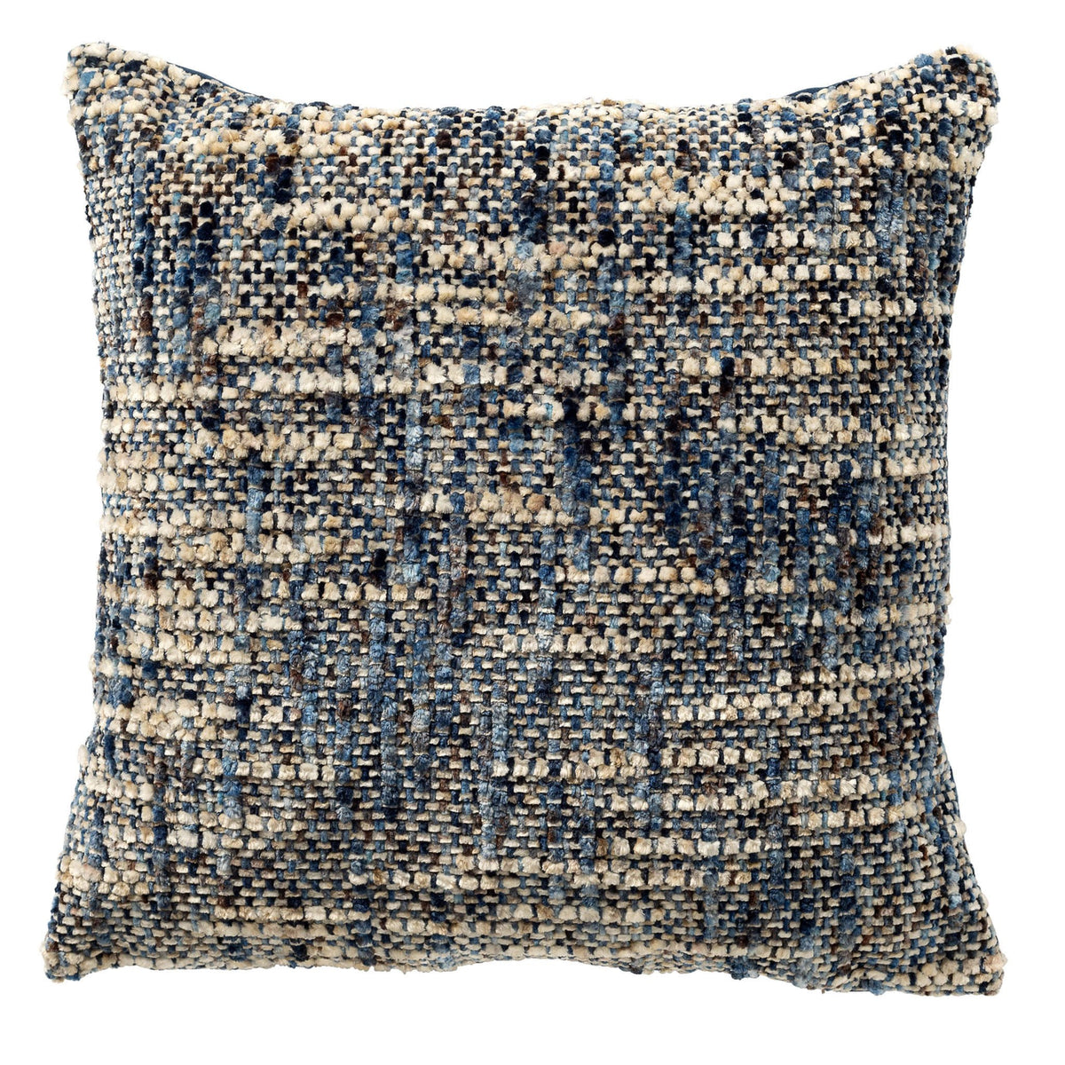 Dutch Decor Noret - Kussen 45x45 cm - Chenille - Indian Teal - Blauw