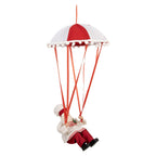 Kerstdecoratie Beeld Kerstman 25x25x55 cm Rood Kunststof