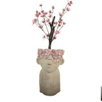 Bloempot 20x19x31 cm Beige Terracotta