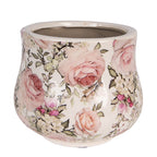 Bloempot Ø 18x15 cm Beige Keramiek