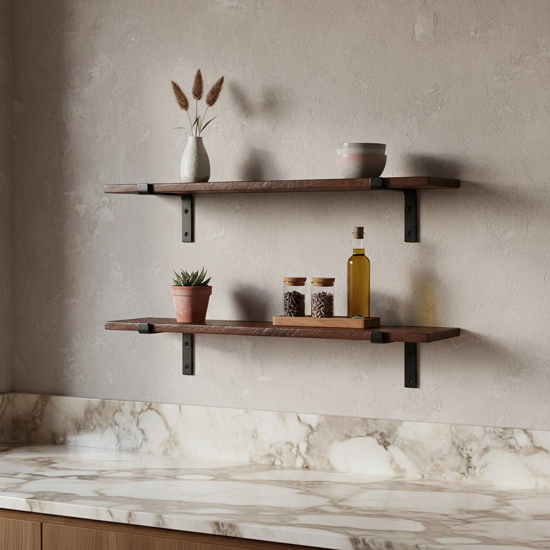 Factory wandplank - FSC gerecycled hout - 80 cm of 120 cm