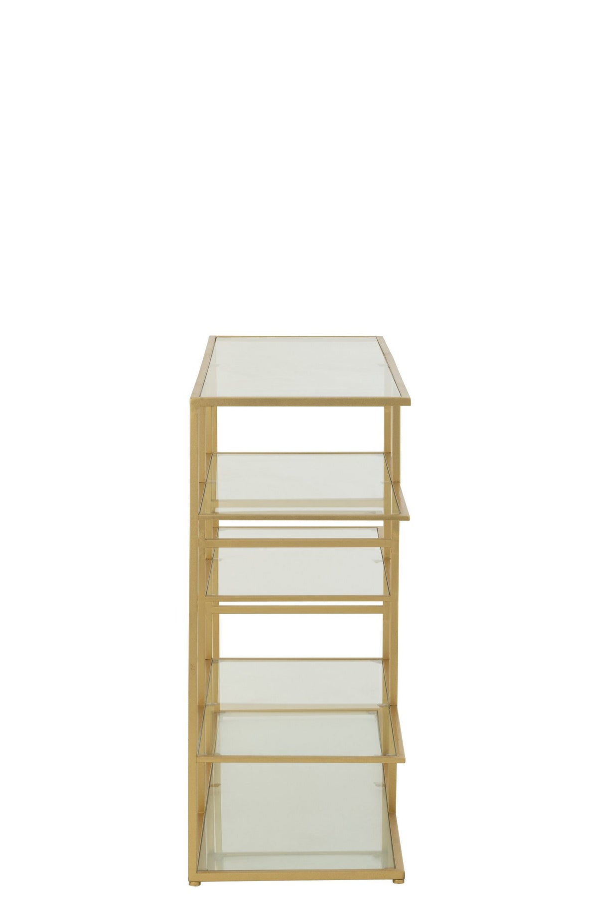 J-Line console - ijzer/glas - goud