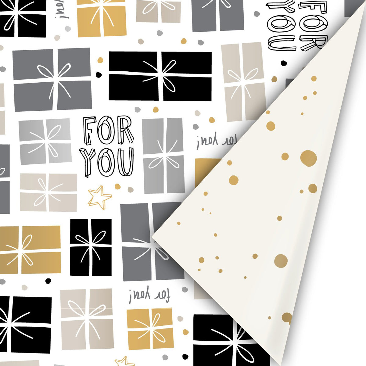 Happy Wrapping - Rollen cadeaupapier - 10 stuks