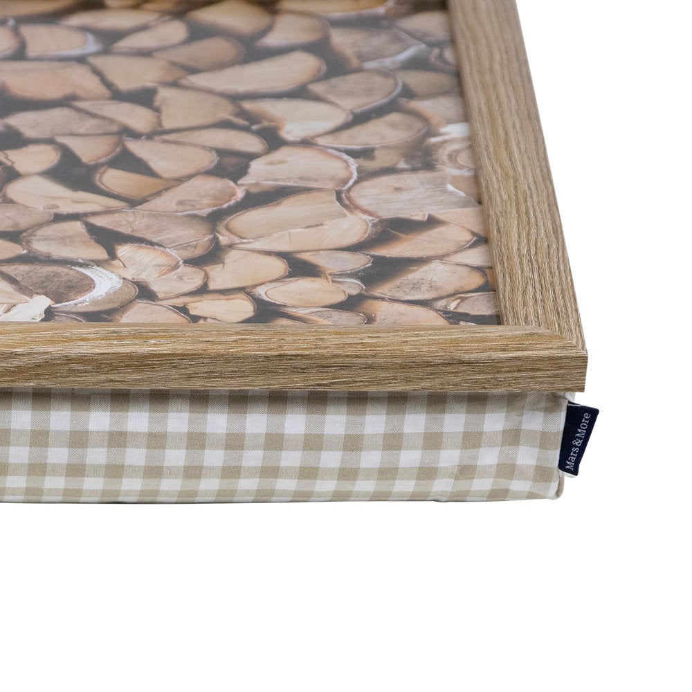 Schootkussen openhaard hout 43cm