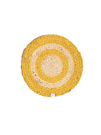 Ambachtelijke placemats van jute – eetaccessoires voor op tafel – geweven ontwerp – set van vier