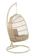 J-Line Hangstoel Egga Metaal/Koord Beige