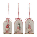 Glazen stolphanger kabouter 6x6x11cm mix