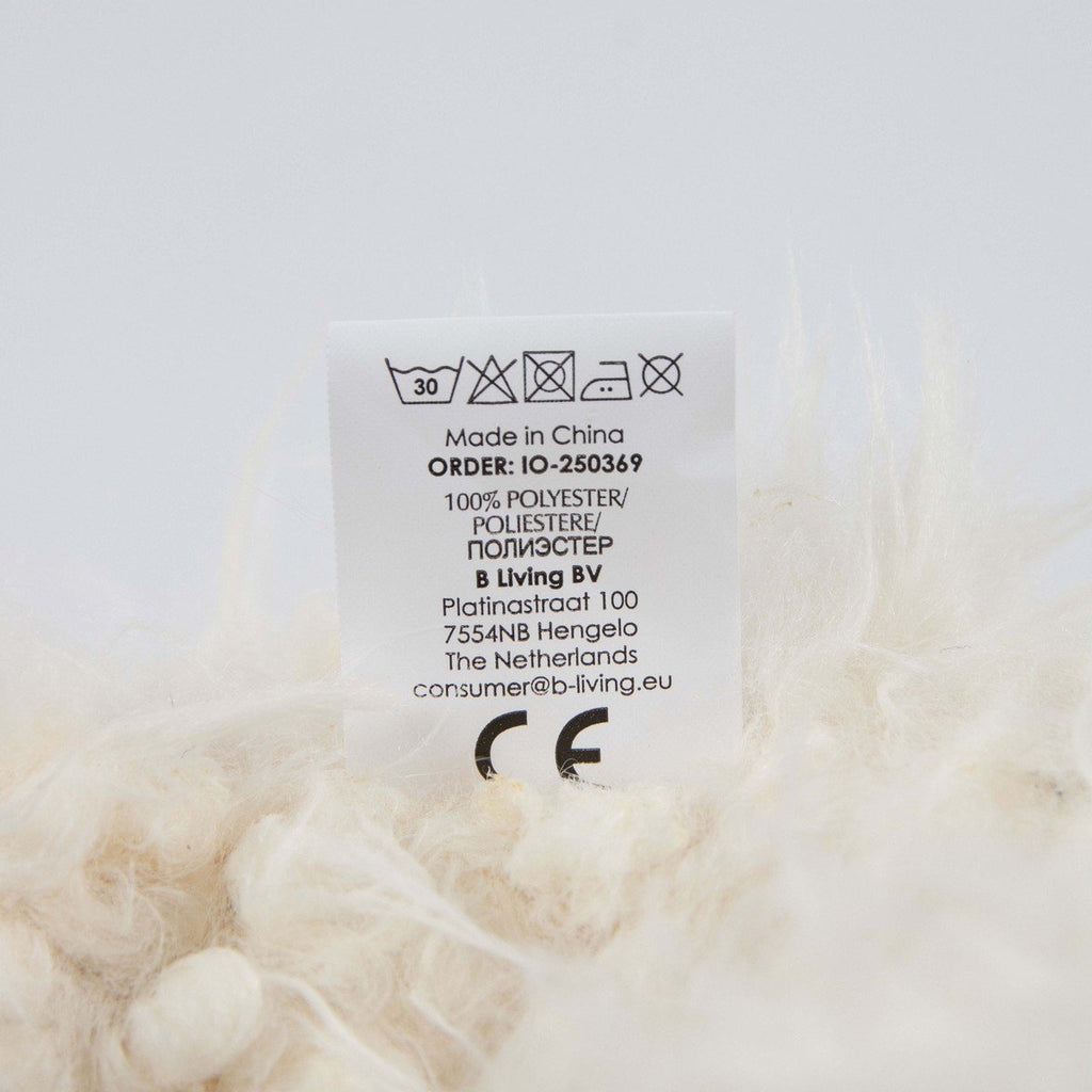 Knuffel Alpaca gebroken wit 33cm