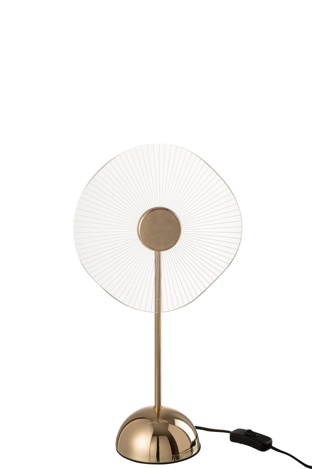 J-Line Tafellamp Led Bloem Metaal/Plastiek Goud Small