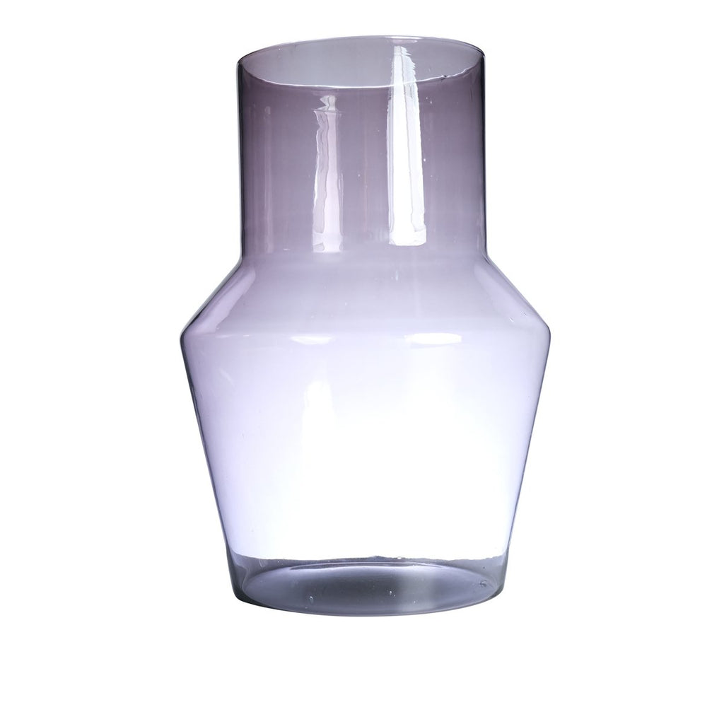 Evie mondgeblazen Recycled Vaas paars h40 d28
