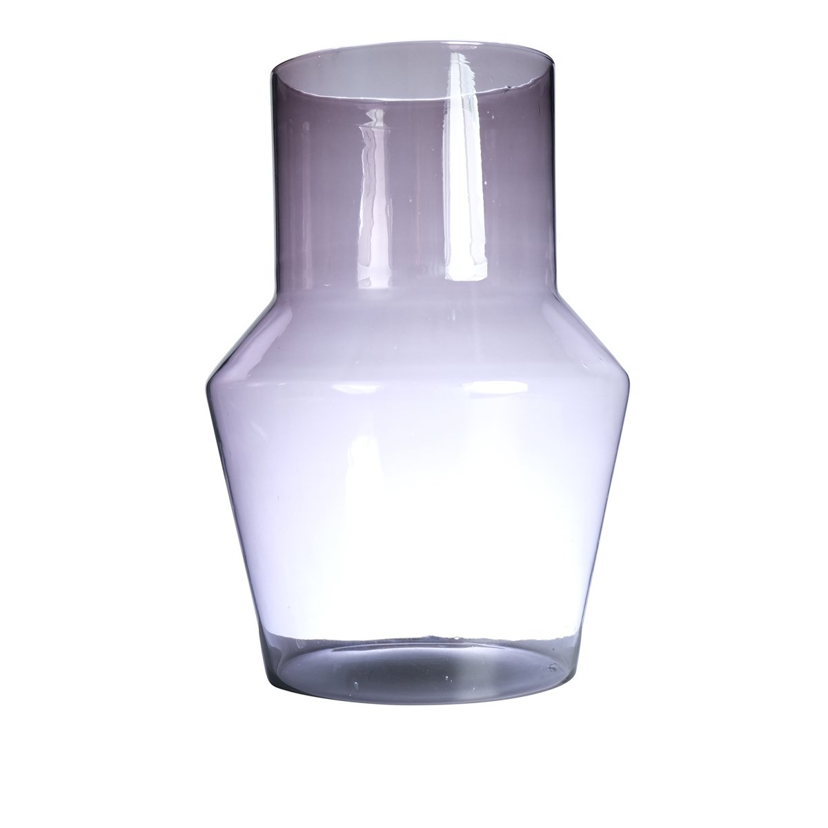 Evie mondgeblazen Recycled Vaas paars h40 d28