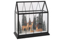 J-Line Ledrendier met bomen - glas/synthetisch - multikleur - large