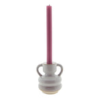 Kandelaar 9 cm Beige Porselein Kaarsenstandaard