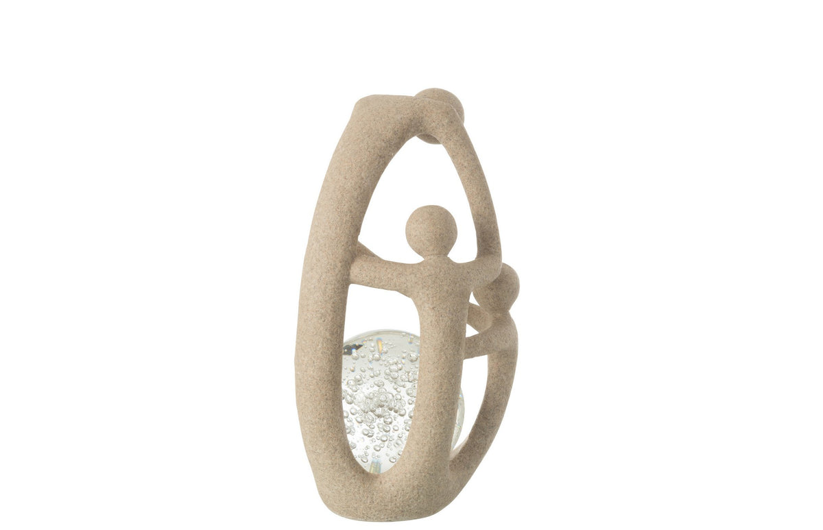 J-Line Koppel Bal Hars/Kristal Beige