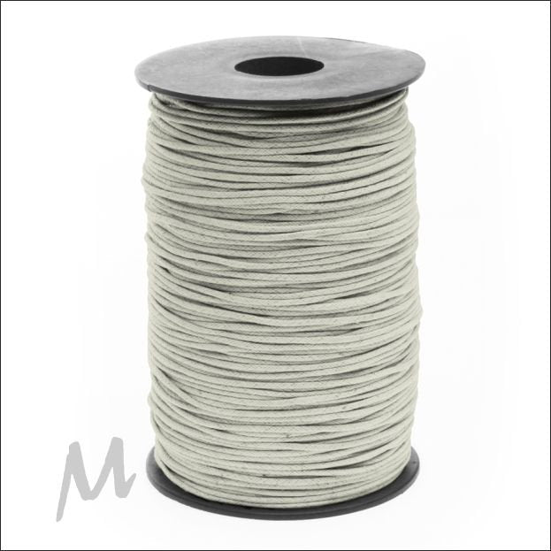 Cotton wax koord - beige - 200 meter