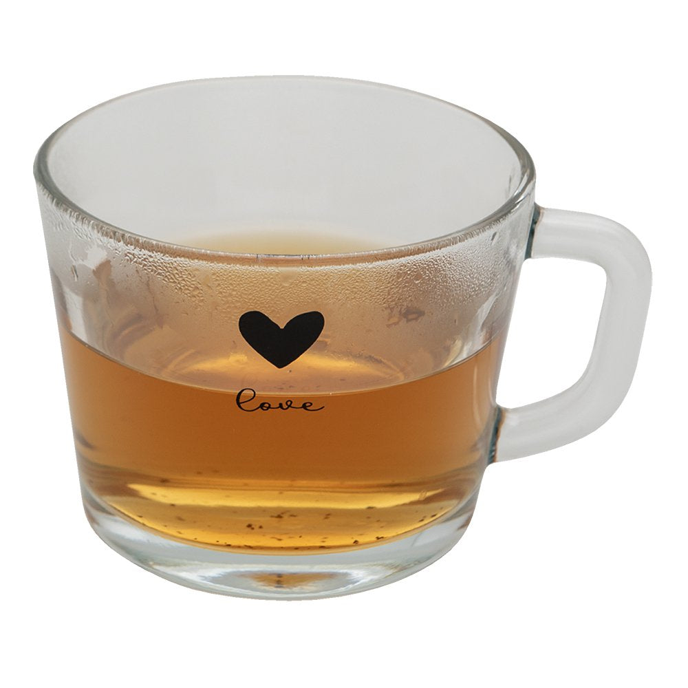 Theeglas 450 ml Glas Hart Theemok