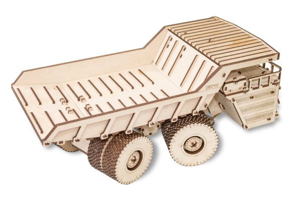 Eco Wood Art (EWA) 3D Mechanische Puzzel, Vrachtwagen Belaz 75710, 563, 43,5x21x17,5cm
