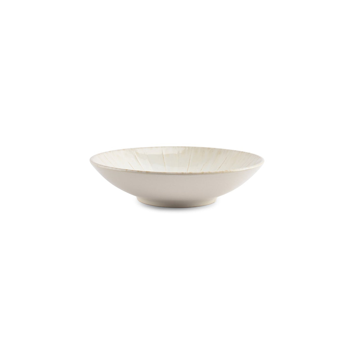 Schaal 24,5xH6cm wit Eclipse