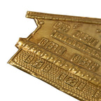 Hanger ijzer chalet b goud 16cm