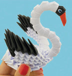 3D Model Origami Zwaan- Papier