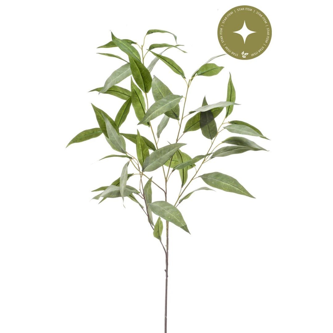 Eucalyptus kunstmatige spray grijs 93 cm