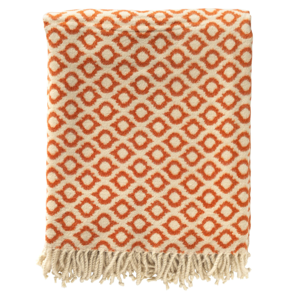 Isabella | Plaid | 150x200 cm Potters Clay | Oranje | Uni | Hoii | 60% katoen 40% acryl