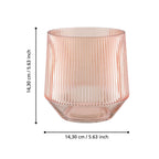 Windless Bondby Roze 14x14cm