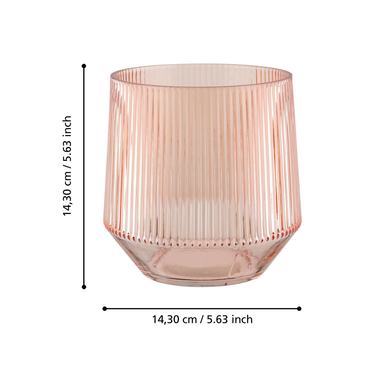 Windless Bondby Roze 14x14cm