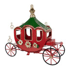 Kerstdecoratie Beeld 41x16x39 cm Rood Metaal