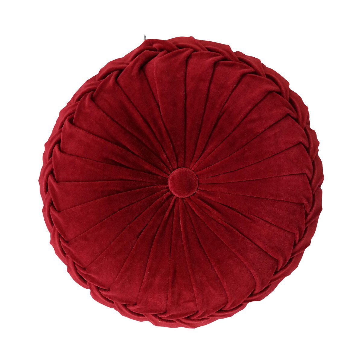 Kanan Velvet kussen rood dia40x10cm