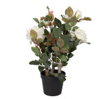 Kunstplant Roos 20x20x55 cm Wit Kunststof