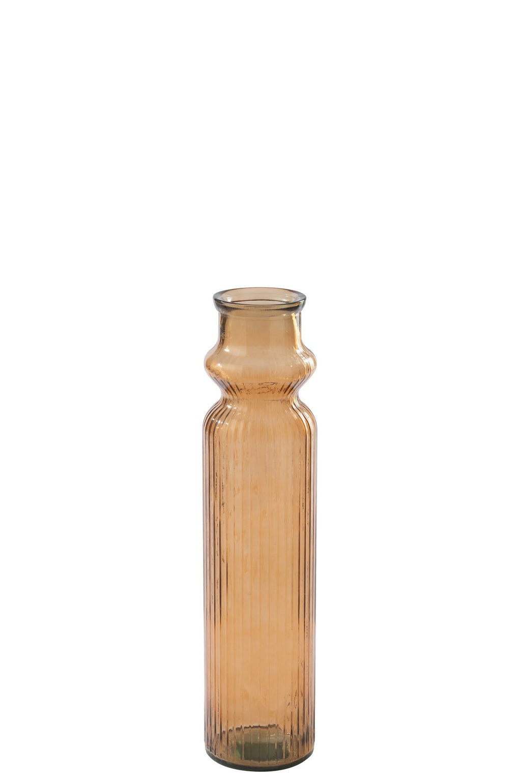 J-Line vloervaas Gestreept - glas - oranje