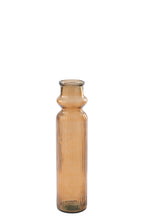J-Line vloervaas Gestreept - glas - oranje