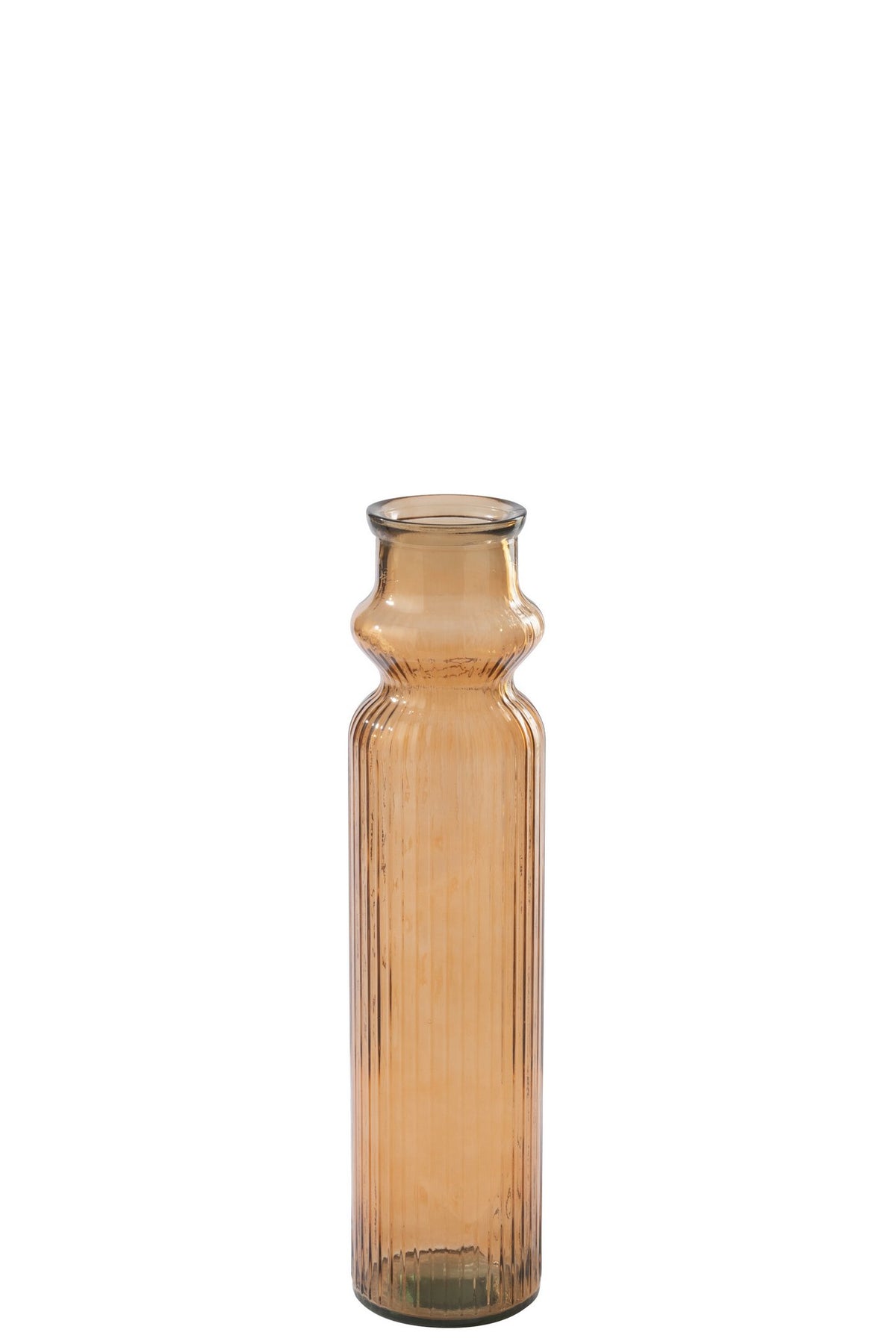 J-Line vloervaas Gestreept - glas - oranje